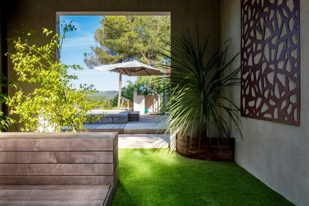 aménagement patio terrase seve paysage